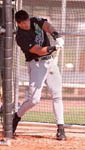 Jose taking Spring Training BP for the first time in 1999 (SP Times)