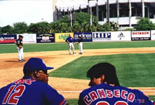 Jose watching spring training action in Tampa