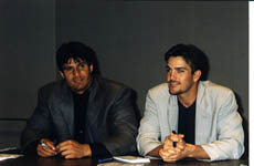 Jose and Alex Gonzalez at a charity luncheon in Toronto
